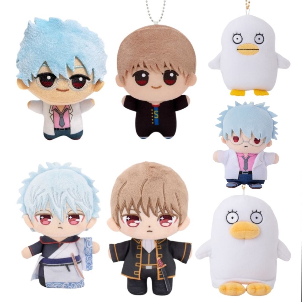 玩樂一族 銀魂 銀八老師 阿銀 沖田總悟 伊莉莎白 絨毛吊飾 娃娃 玩偶 三年Z班 全新現貨