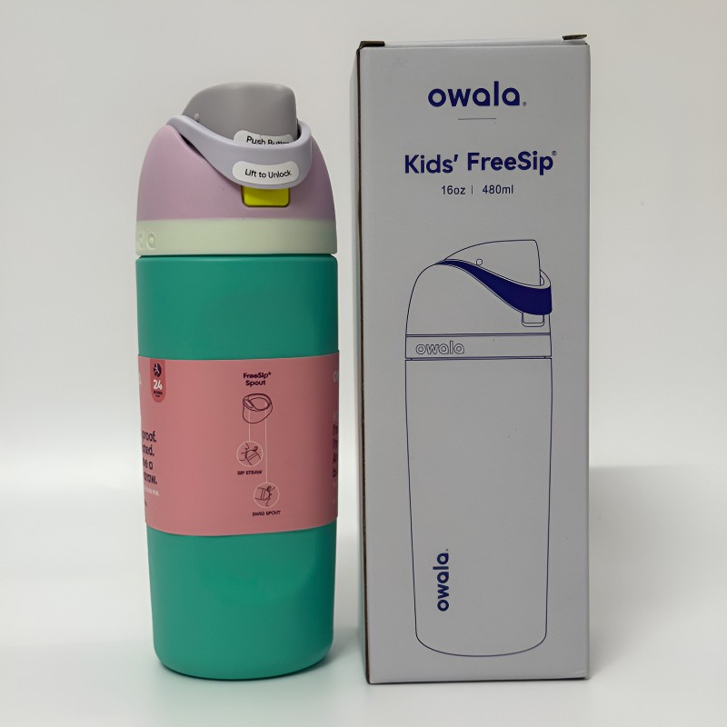 【活動促銷 優惠多多 】好市多 兒童水壺 16oz/480ml 不鏽鋼 掀起波瀾 owala freesip Kids