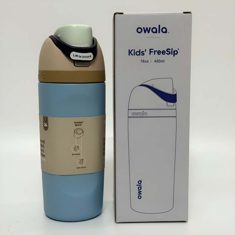 【活動促銷 優惠多多】好市多 兒童水壺 16oz/480ml 不鏽鋼 洛基 owala freesip Kids