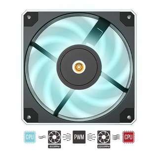 3C批發 全新 MONTECH 君主 METAL 120 PWM 12cm 風扇 機殼風扇 強化金屬軸心