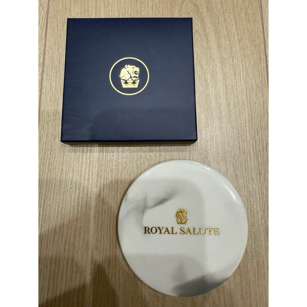 皇家禮炮 Royal Salute 陶瓷上釉杯墊 陶瓷杯墊