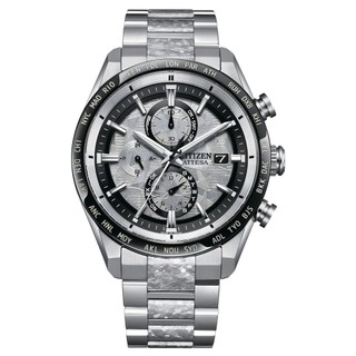 CITIZEN 星辰 ATTESA AT8284-61A 隱耀款 電波對時鈦金屬光動能潮流腕錶 灰 42.0mm