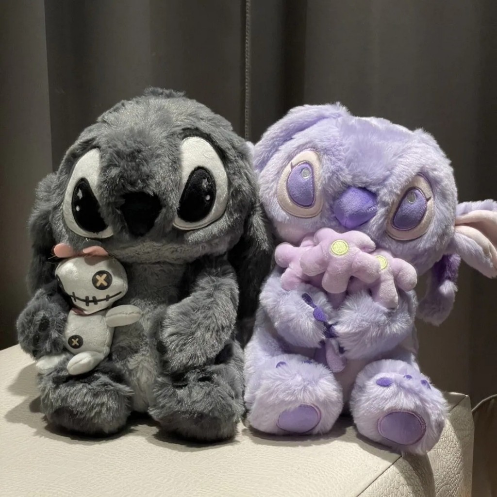 【Asper】地區限定 史迪奇 Stitch 絨毛玩偶 黑 紫