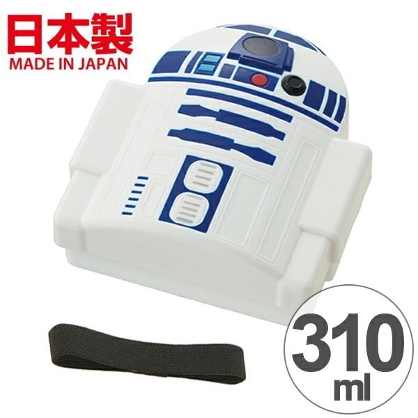 asdfkitty*日本 星際大戰 R2-D2 造型便當盒/水果盒/收納盒/糖果盒-日本SKATER正版商品