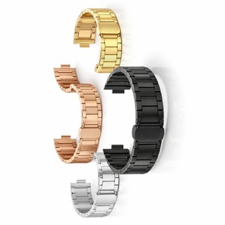 【一珠竹節鋼錶帶】適用 華為 Huawei Watch Ultimate 1/2 手錶錶帶寬度 22mm 不鏽鋼金屬