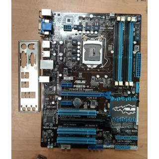 華碩 P8B75-V 主機板1155腳位DDR3x4插槽雙PCI-E獨顯插槽(有附檔板)優惠價1750元