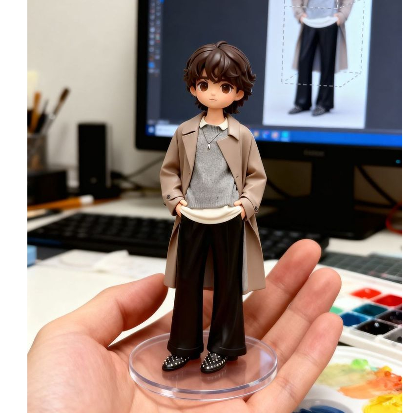 定製手辦禮物 3D打印真人Q版手辦 定製樹脂真人 定製手辦 禮物真人手辦 3D打印週歲禮 送家人紀念日送對象