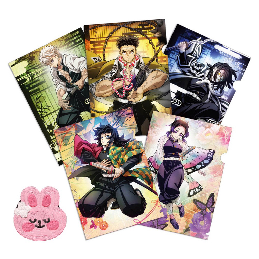 🆕 木棉花【鬼滅之刃】 A4資料夾。富岡義勇。胡蝶忍。悲鳴嶼行冥。不死川實彌。伊黑小芭內