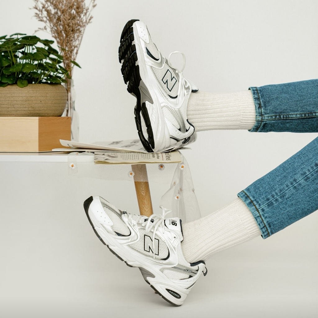 🏷️酷派 New Balance NB 530  舒適百搭  跑步鞋 時尚潮流 銀白  MR530SG