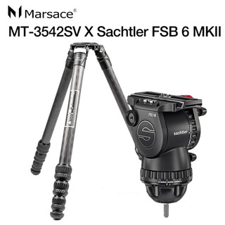 Marsace MT-3542SV + Sachtler FSB 6 II 德國油壓雲台 專業碳纖維錄影