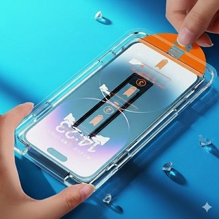 秒貼鋼化膜 適用於iphone 13 14 15 16 17 AIR pro plus max 高畫質 防窺 藍光
