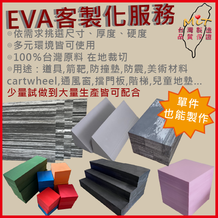 【客製尺寸】地墊 軟墊 防撞條 防撞泡棉 台灣製 EVA 泡棉 超慢跑墊 模型道具 箭靶 吸音 防震 冷凍隔絕 通風窗