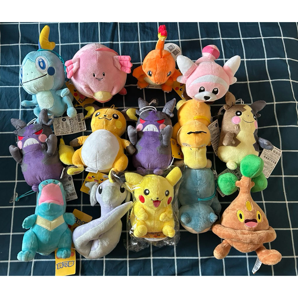 全新現貨 快速出貨 正版雷標 神奇寶貝 皮卡丘 卡比獸 伊布 基拉祈 拉普拉斯 乘龍 由基拉 皮丘 小鋸鱷 夢幻 傑尼龜