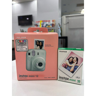 FUJIFILM 富士 instax mini 12 拍立得相機 公司貨+底片10張