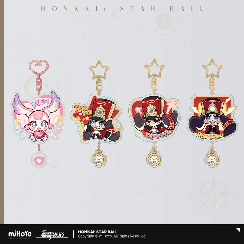 【官方正版】 「崩壞：星穹鐵道」 帕姆展覽館系列帕姆亞克力掛件