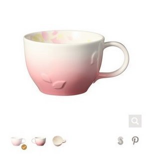日本星巴克 Starbucks 2015 櫻花陶瓷馬克杯 全新未使用