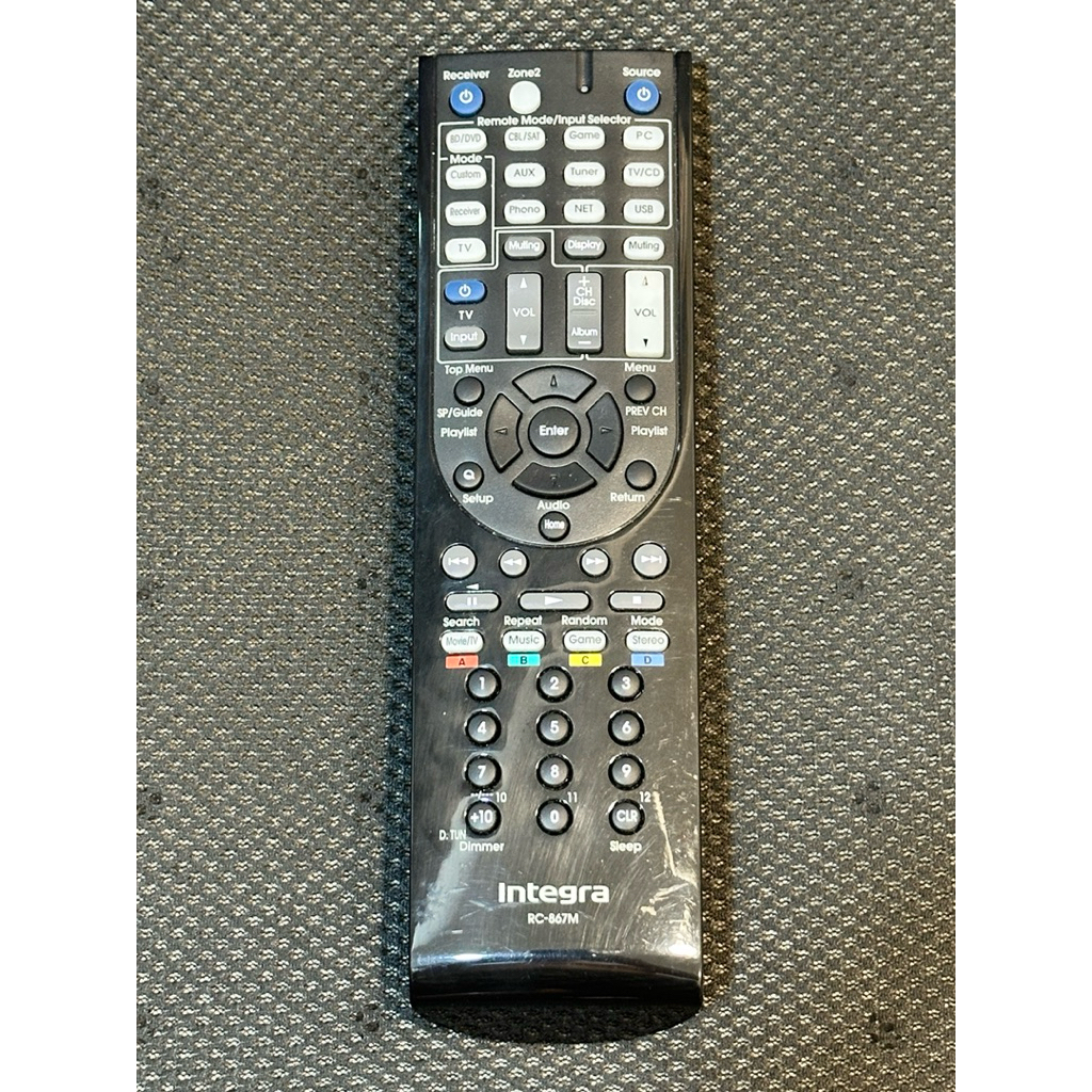 Integra RC-867M 原廠遙控器