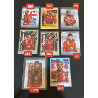 2025 Topps F1 - Charles Leclerc Lewis Hamilton 車手卡 法拉利 樂樂 老漢