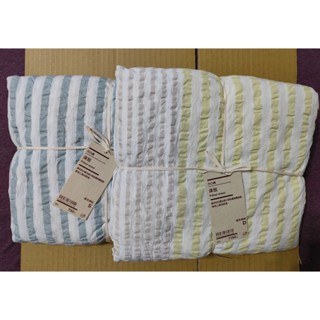 MUJI 床包 棉凹凸織床包 雙人/單人 MUJI 無印良品 S / D