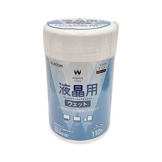ELECOM 無酒精液晶螢幕擦拭巾v5 110枚入【Donki日本唐吉訶德】