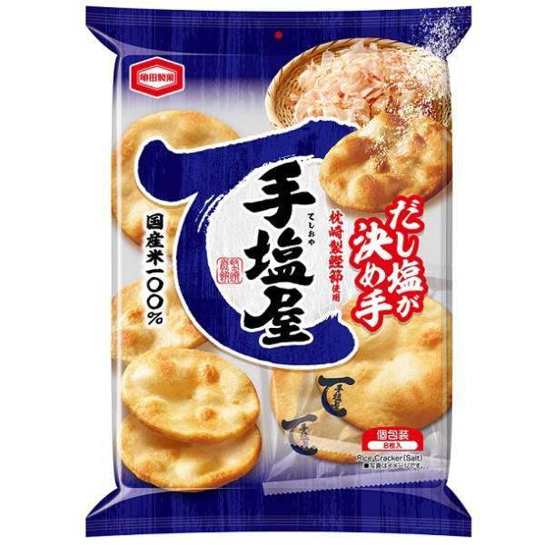 日本 龜田 米果 手鹽屋米果 日本餅乾 8枚 日本米菓 日本零食 8枚