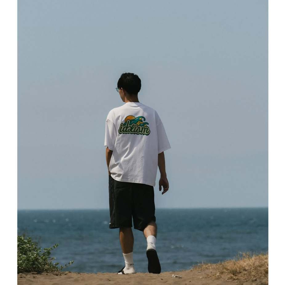IDEALISM IDE Wave Tee 做舊 海浪 印花 短袖 短T 【PS中壢】