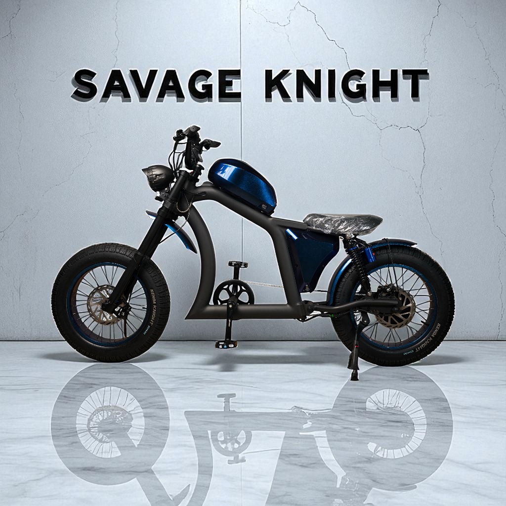 台南野人騎士電動自行車 最新FT02 藍紫尊爵版 可分期喔(電動自行車.腳踏車.胖寬胎.電輔車.SUPER73現車販售中