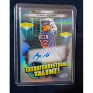 TOPPS MLB TOPPS COSMIC CHROME [ Byron Buxton ] AUTO 黑鱒魚 簽名卡