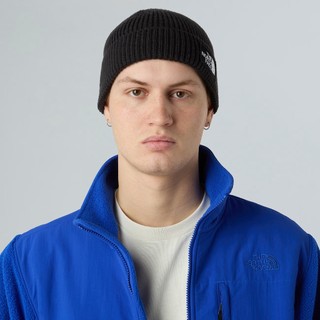 The North Face LOGO BOX CUFFED BEANIE 男女 保暖毛帽-NF0A8CHEJK3