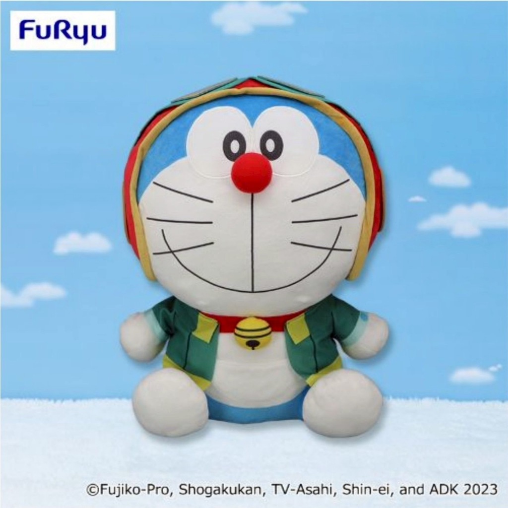 (櫻花便利屋)景品限定 日本 超大 哆啦A夢 電影版哆啦A夢：大雄與天空的理想鄉 娃娃 絨毛娃娃 哆啦a夢飛行裝