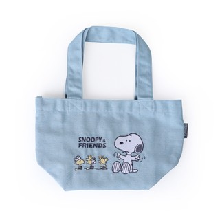 Peanuts史努比牛仔風刺繡手提袋 M Size友你真好-Norns Original Design Snoopy 雙