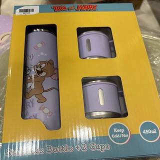 日本空運 現貨 湯姆貓傑利鼠 Tom&Jerry 不銹鋼保溫瓶及杯子
