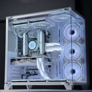 【泰坦電競】i7效能海景房主機｜獨立顯示卡｜DDR4 32GB｜白色海景房｜客製化電競主機