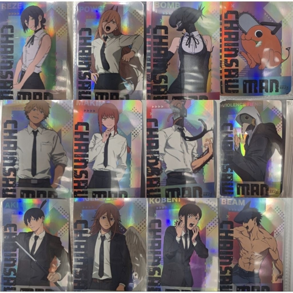 鏈鋸人 閃卡 影城 全角色 蕾潔 蕾賽 帕瓦 瑪奇瑪 電鋸人