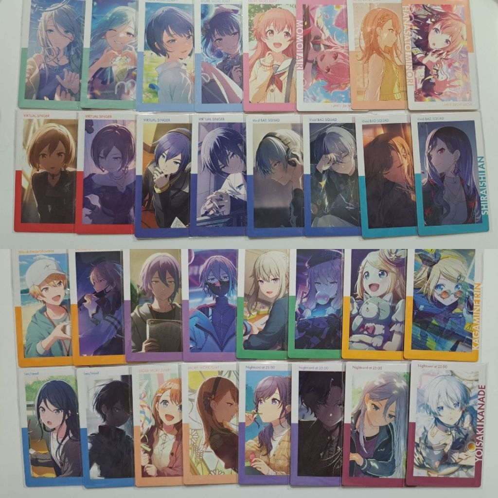 「世界計畫 mmj wl/白情 ep 小卡」神代類 實乃里 雫 遙 冬彌 杏 寧寧 天馬司 kaito