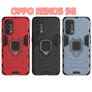 台灣現貨 OPPO RENO5 5G 指環殼防摔手機殼 OPPO Reno5 5G 防摔手機殼CPH2145黑豹指環殼