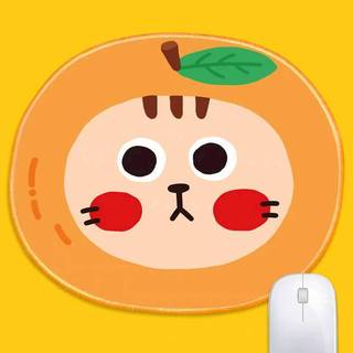 ★黑貓株式會社★ 現貨 文創小物 橘子貓 滑鼠墊 療癒小物