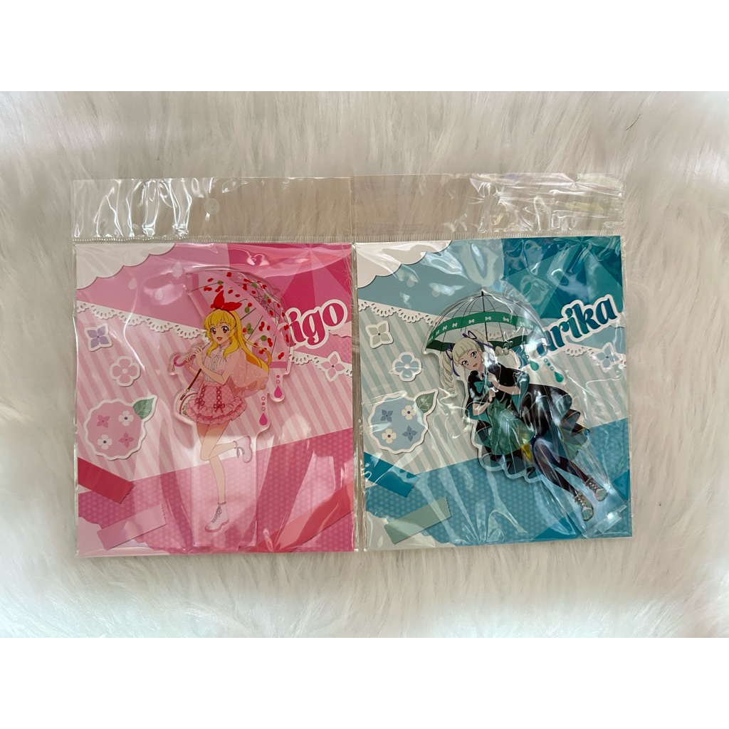 「咩瑞萌鋪」偶像學園 偶像活動 偶活星 Aikatus  星宮 莓 藤堂 百合華 雨天 立牌