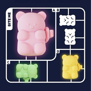 OOPET ♡ 韓國 BITE ME 閃閃熊 LED散步燈 可充電式 寵物夜間安全燈