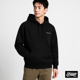 【S.G】OVERSIZE 素面 厚磅 內刷毛 EXP印花連帽TEE「4色」M~XXL｜官方旗艦店62403
