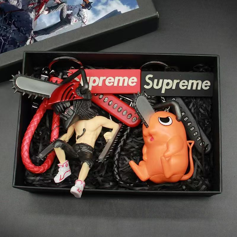 電鋸人鑰匙扣 Chainsaw Man波奇塔 電鋸人惡魔電次掛件 書包汽車掛飾 電鋸惡魔Q版掛件 鏈鋸人可愛挂件 送禮物