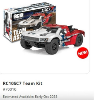 V TOY Team Associated RC10SC7 Team Kit