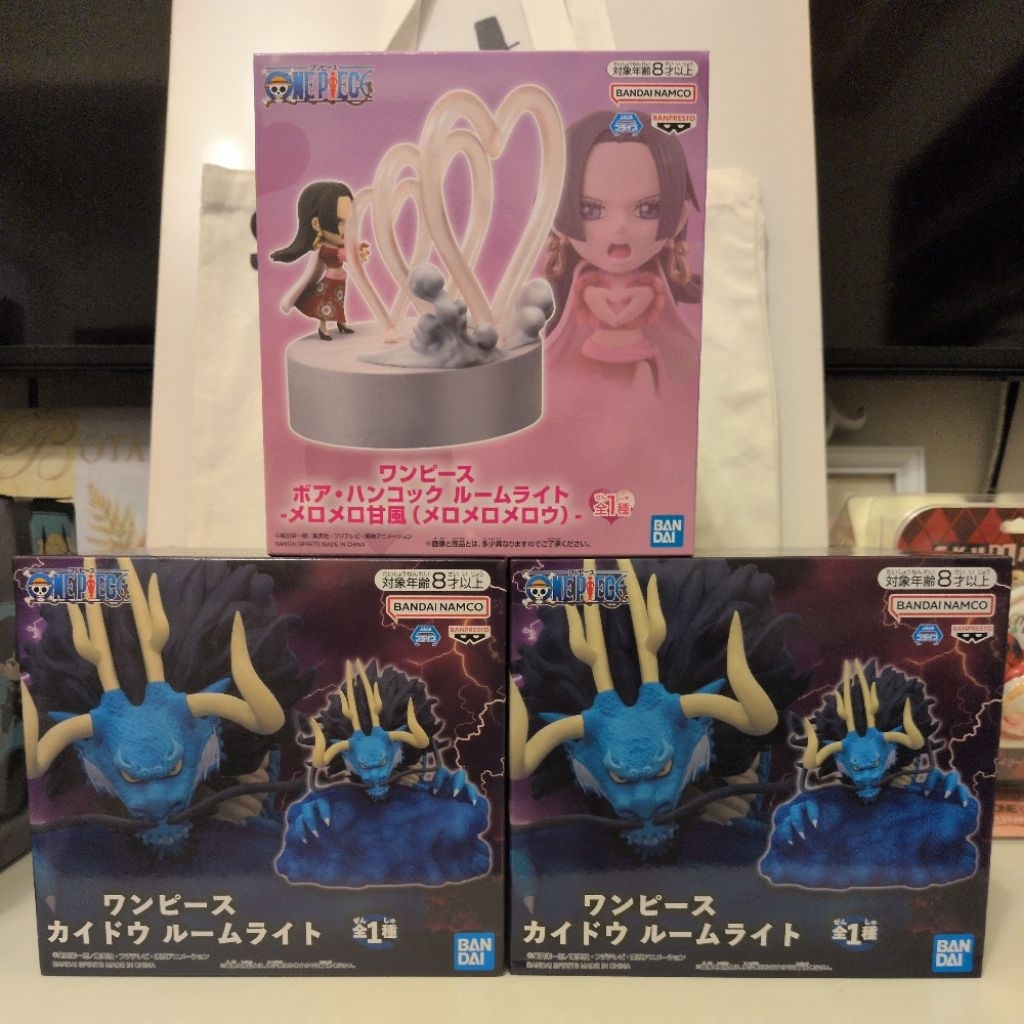 全新現貨 🇯🇵 日版 金證 景品 海賊王 女帝 凱多 凱多龍 夜燈 室內燈 公仔