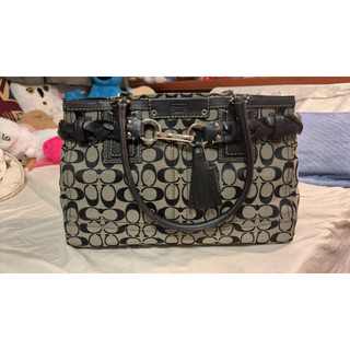 二手COACH Hampton Signature Carryall