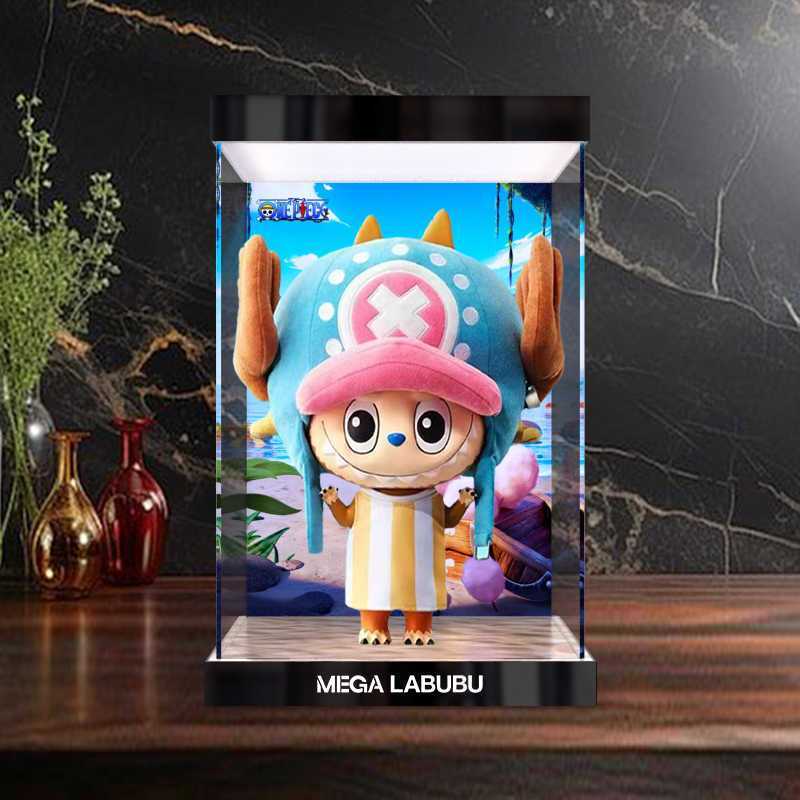 適用泡泡瑪特 MEGA LABUBU 1000% 托尼托尼喬巴 亞克力收納 手辦展示盒