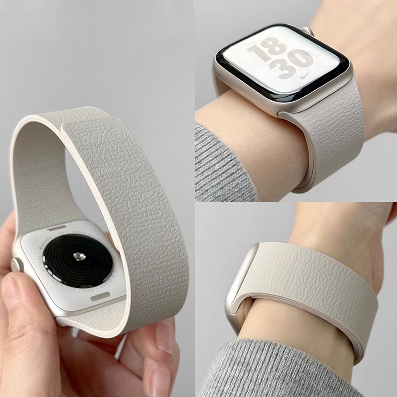 隔日到貨 矽膠磁吸錶帶 適用 Apple Watch 11 10 9 8 7 6 SE 46mm 49mm Ultra9