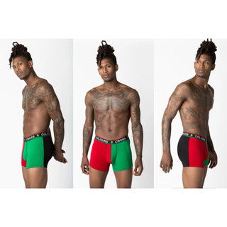 Cross Colours - COLOR BLOCK BOXER BRIEF 緊身褲 內褲 四角褲 貼身 運動 短褲