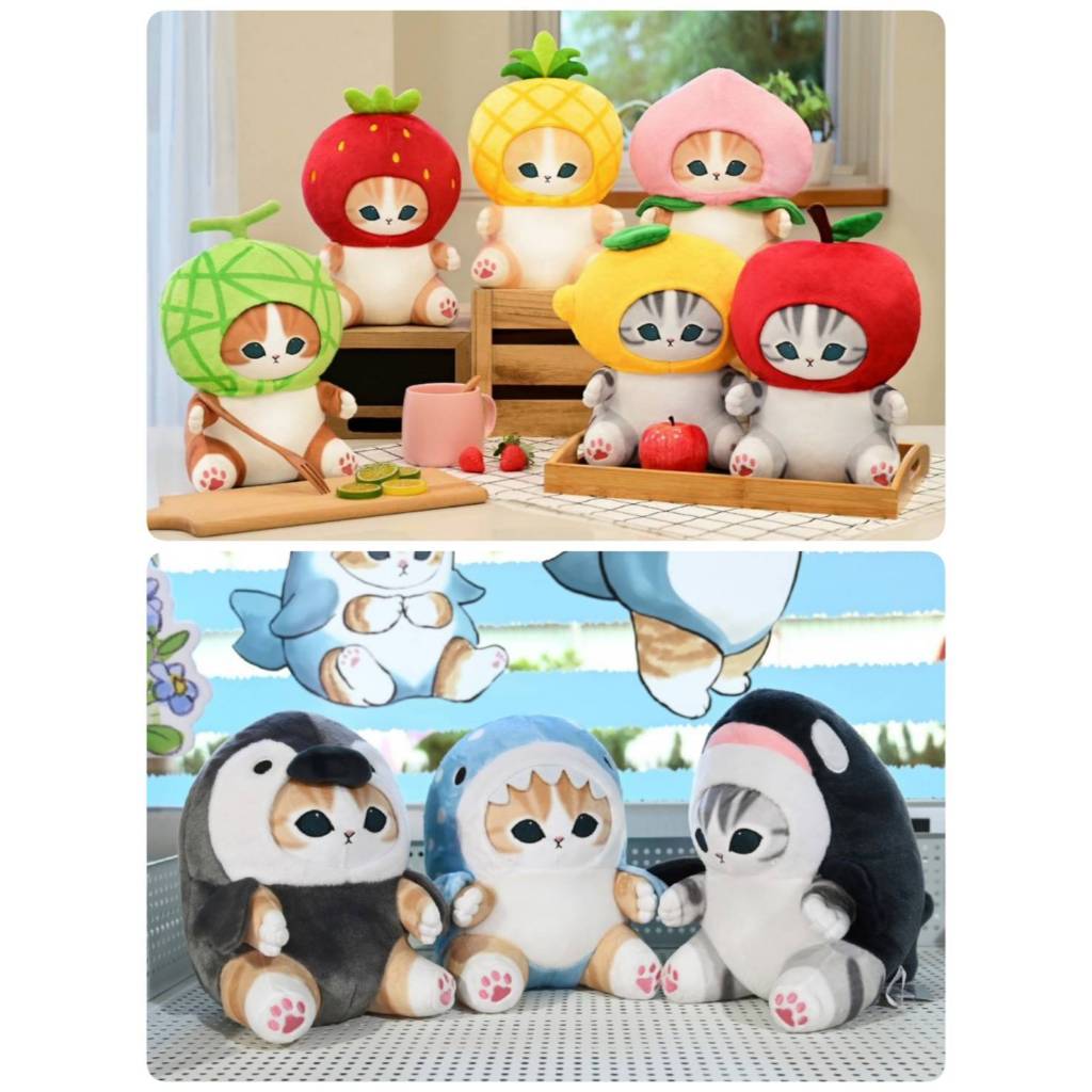 【娃娃市集】貓福珊迪 鯨鯊款 虎鯨款 企鵝款 貓福珊迪娃娃 貓福珊迪玩偶 貓福珊迪水果裝 貓福珊迪變裝款 貓福珊迪玩偶