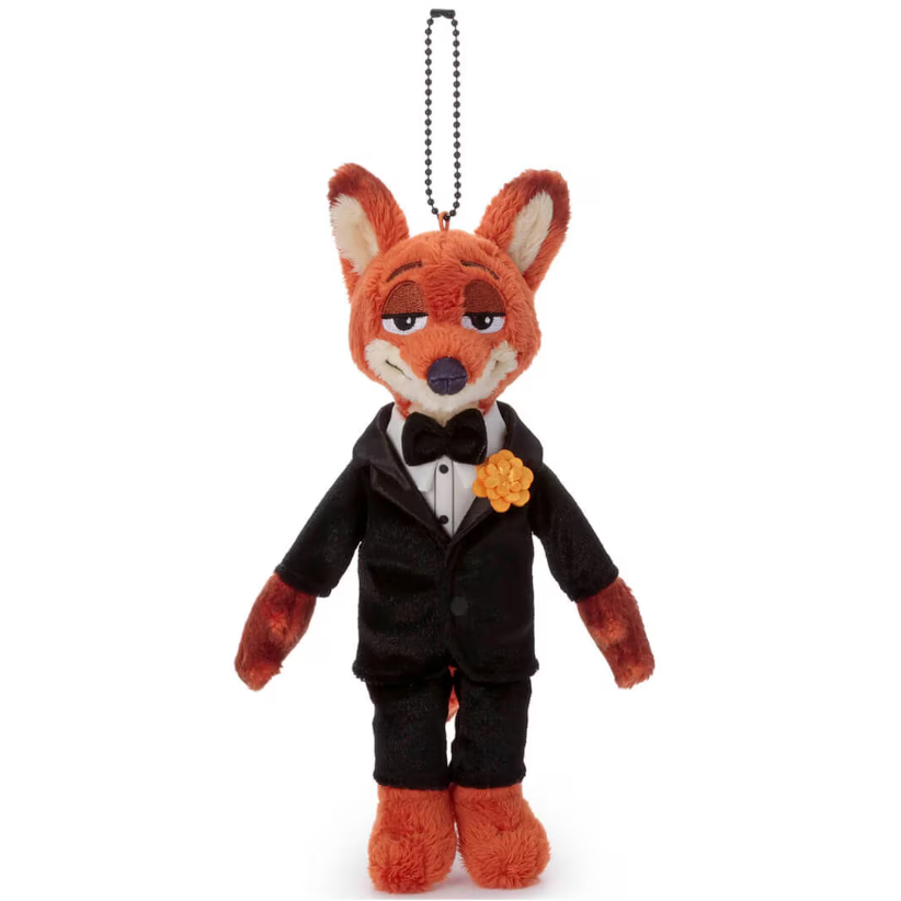 日本正版貨 <動物方城市2> 圓球鏈飾吉祥物 尼克·懷德（燕尾服） /圓球鏈飾吉祥物