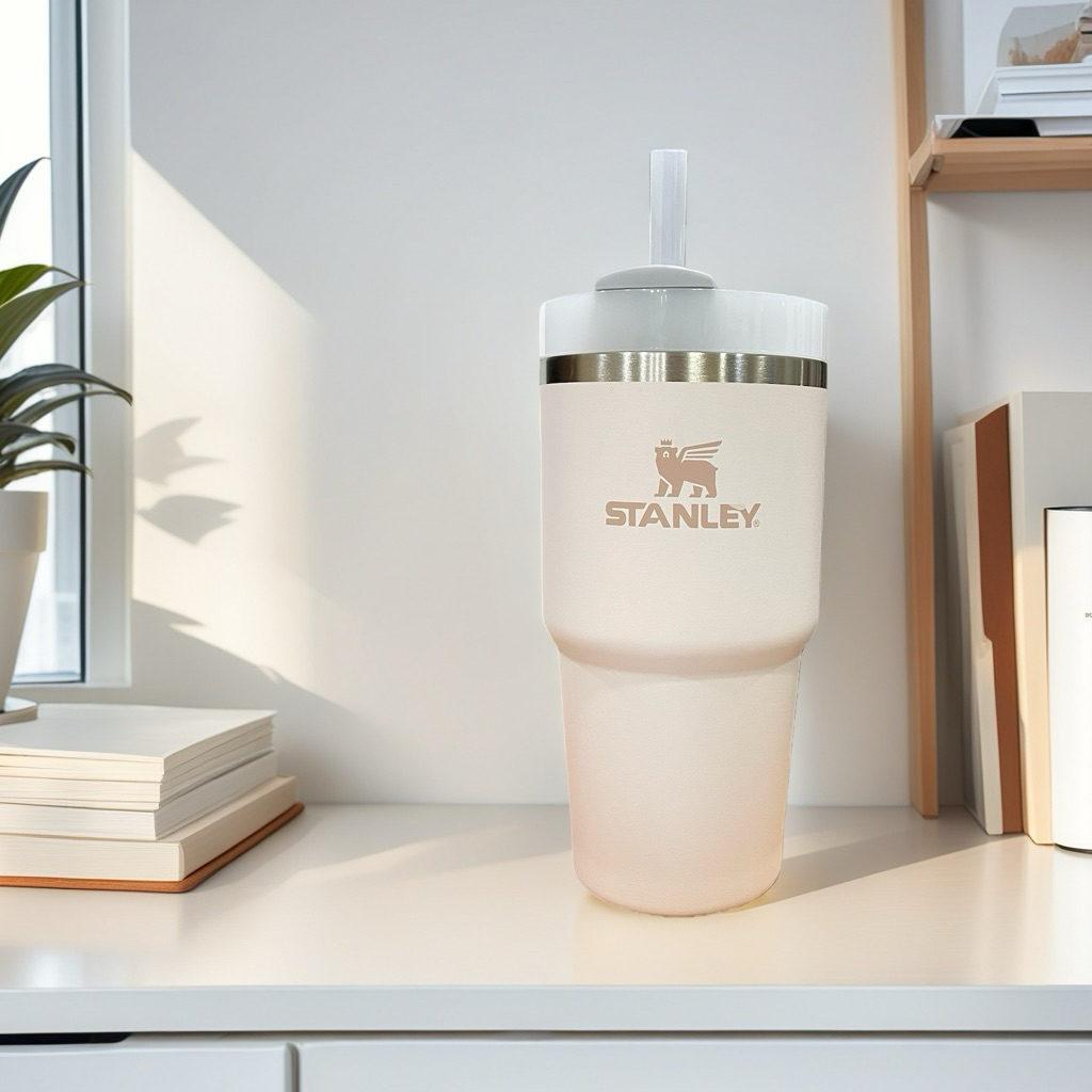 沐沐線上.-美國 Stanley 史丹利 Quencher H2.0 FlowState 吸管不銹鋼保溫杯-580ml